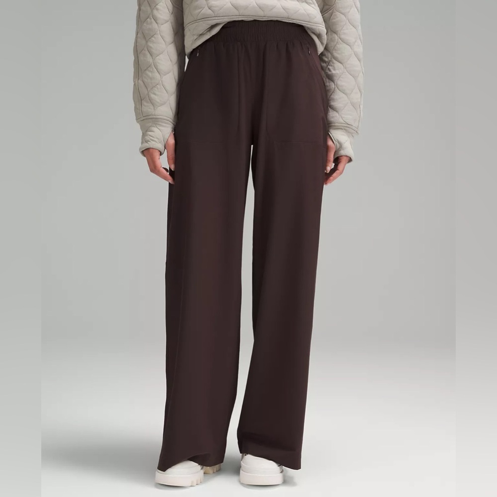 lululemon athletica Dark Brown Wide-Leg Pants